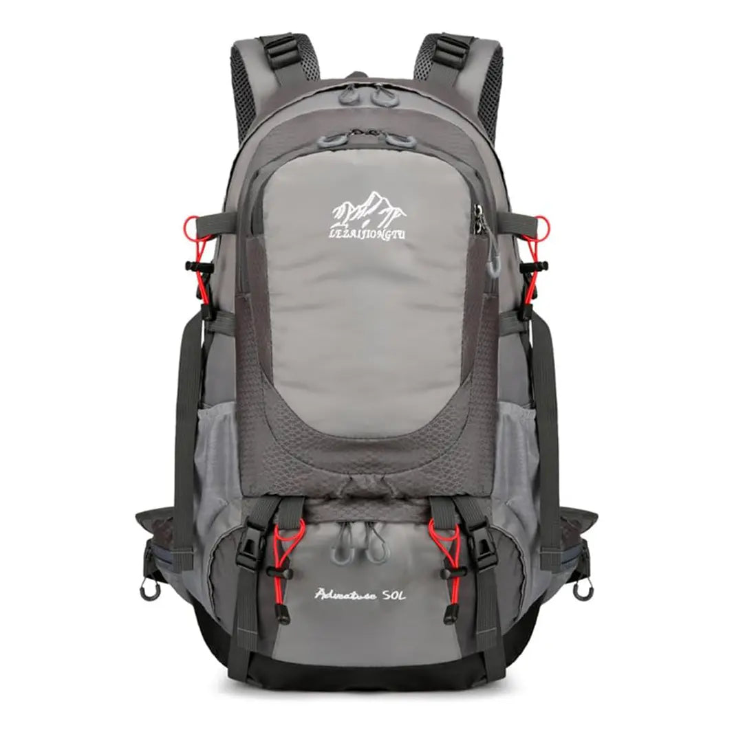 50L Ryggsäck Backpacker Camping Svart: Hållbar Design & Smart Förvaring - Ryggsäck