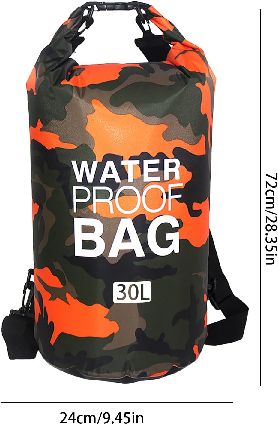 Vattentät Ryggsäck Simning: Premium 30L Outdoor Väska för Året Runt - Ryggsäck