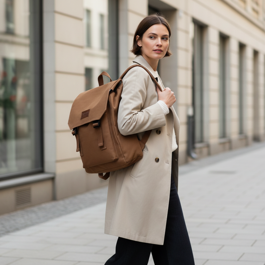 Ryggsäck Dam 15,6 tum – Vattentålig Pendlarväska med Datorfack