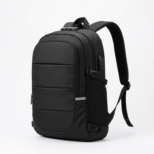 Korsa Stockholm laptop backpack with security lock for commute — packshot front